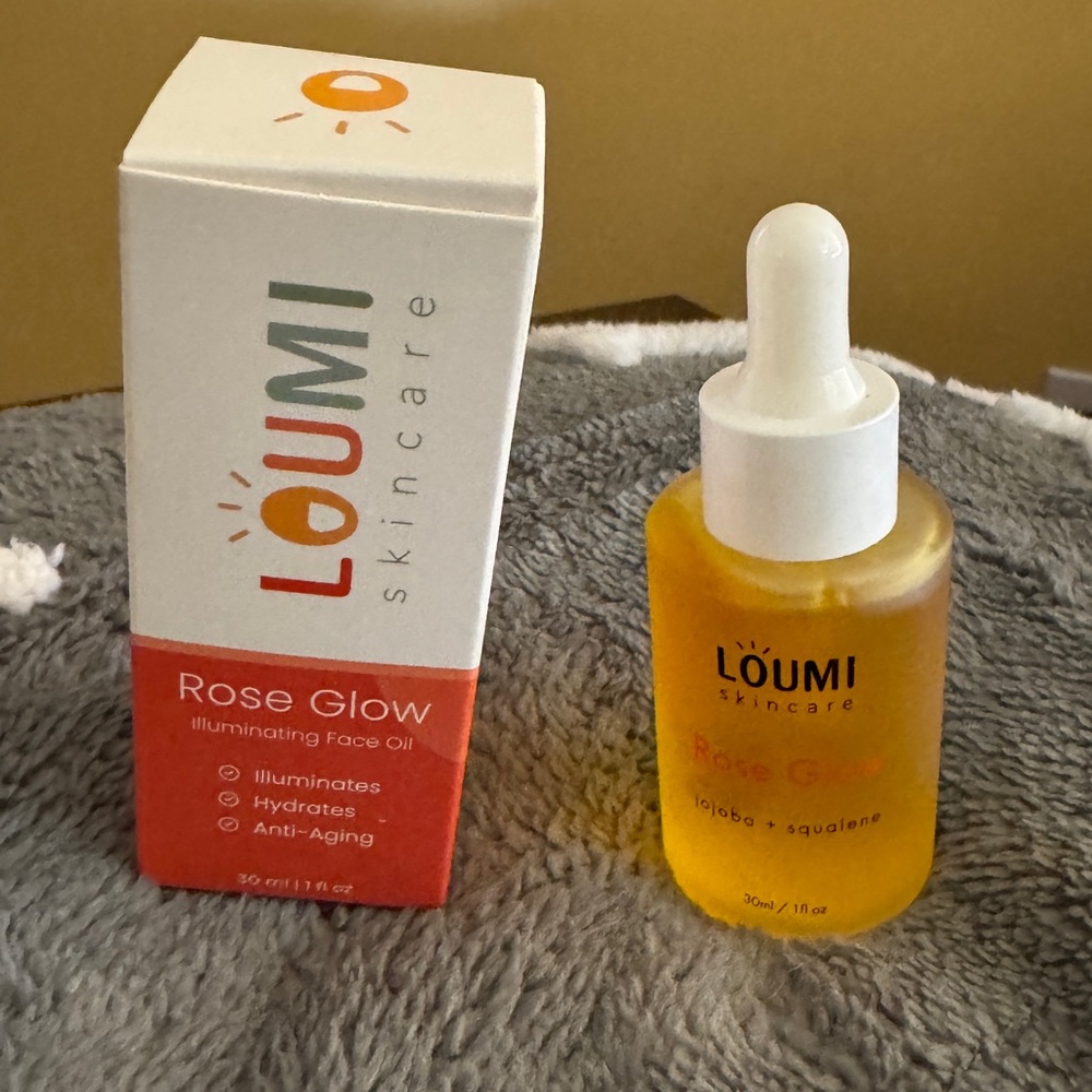 Loumi Skincare Rose Glow Face Oil - Gold